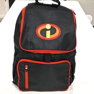 New Disney/Pixar Incredibles Backpack Black And Red